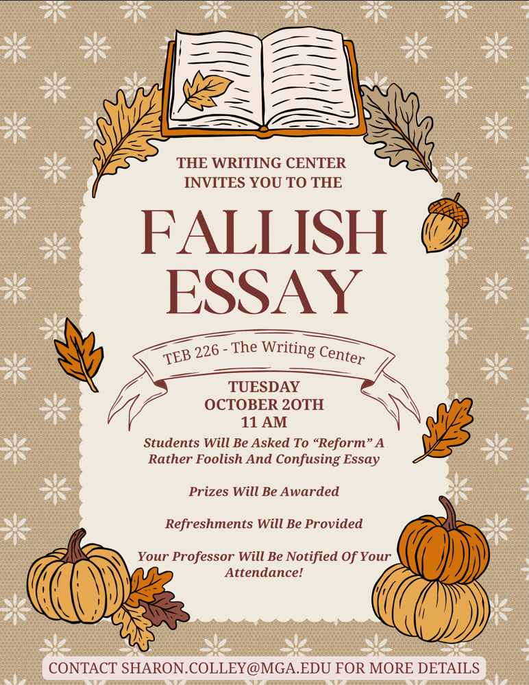 Flyer with same info as description.